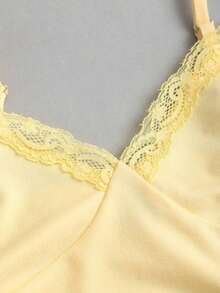 Conjunto de camiseta con volantes y encaje sexy de estilo - Multicolor 8 - Ver 3