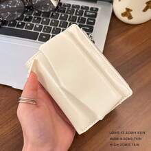 Minimalist Envelope Style Short Wallet For Women, Multi-Card Slots, Portable Functional Pouch With Elegant Vibe - Multicolor - View 5