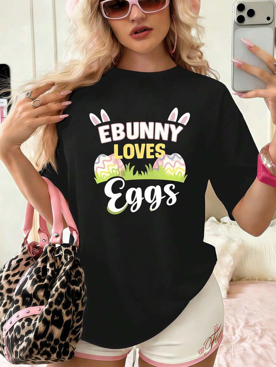 Women T-Shirts - Black - View 1
