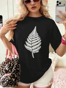 Women T-Shirts - Black - View 1