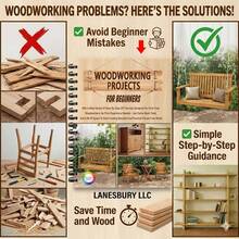 Beginner-Friendly Woodworking Projects Book | Easy DIY Wood Craft Tutorials & Practical Woodworking Plans.Designed Specifically For Novice Woodworkers. Perfect For Friends Who Enjoy Assembling Things. - Carpentry Book - View 5