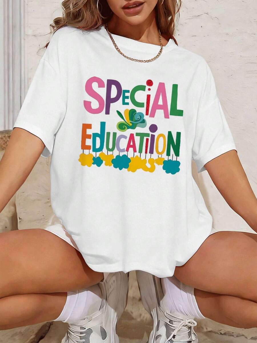 Dam-T-shirts - Vitt - Visa 1