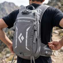 22L Black Outdoor Hiking Backpack, Unisex - Grey - View 6