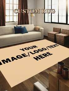 1pc Customizable Photo Carpet, Personalized Pattern Floor Mat, Can Print LOGO/Text/Pattern, Creative Home Decor, Company Event Gift, Housewarming Wedding Souvenir, Custom Floor Mat - Multicolor 2 - View 2