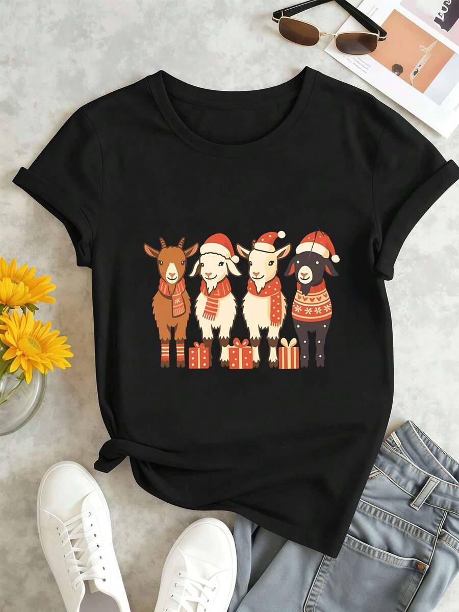 Women T-Shirts - Black - View 1