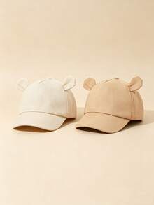 1pc/2pcs Solid Color Baby Toddler Sun Protection Baseball Cap, Unisex Soft Versatile Adjustable Sun Hat, Suitable For Outdoor Daily Wear - Multicolor - View 12