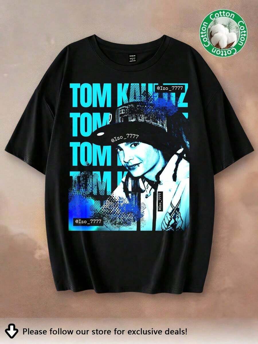 Men T-Shirts - 黑色 - 查看 1