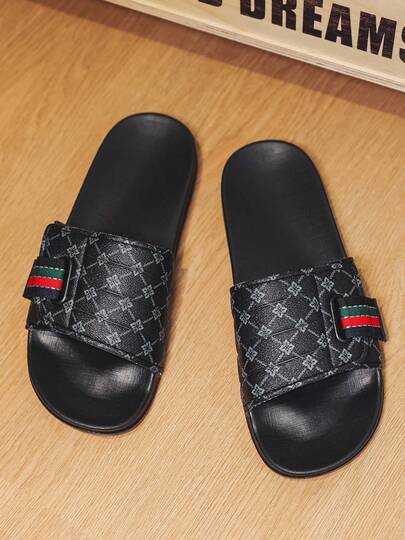 Sandalias casuales de suela gruesa para hombres - Chanclas de moda para interiores/exteriores, deportes y playa, tallas grandes 39-47