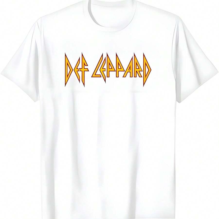 Defs Leppards - Camiseta con logotipo clásico - Blanco - Ver 1