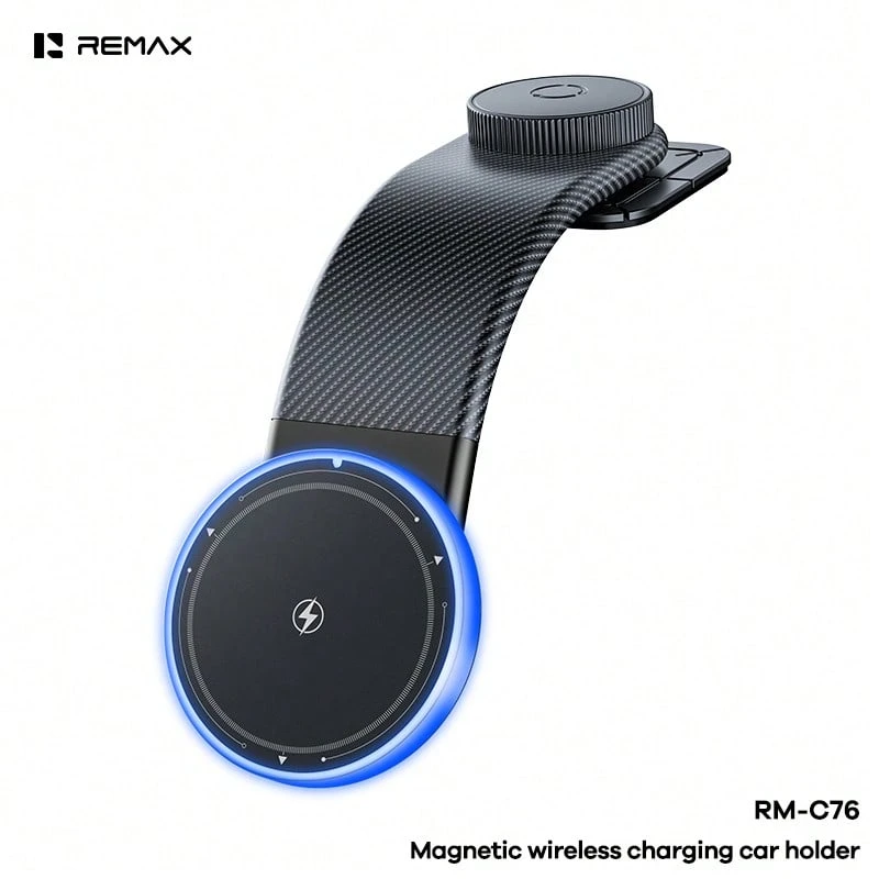 Remax磁吸式无线充电车载支架 RM-C76 - A - 查看 1