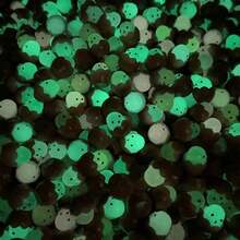 10/30/50pcs DIY Luminous Egg Waffles, Mini Resin Animals, Glowing Eggs In The Dark, Perfect For Birthday Gifts, Sock Gifts, Party Gifts, Classroom Rewards, Prank Games, Landscape Gardens, Desktop Decorations, And Car Decorations! - Multicolor - View 3