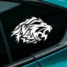 Roaring Lion Head Vinyl Decal, Waterproof Removable Animal Car Sticker For Auto Body, Motorcycle, Truck, SUV, ATV, RV, Laptop, Helmet, Scratch Cover, DIY Exterior Decor - Lion Car Sticker - View 4