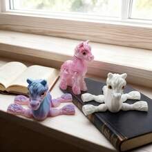 Articulated Little Pony Desktop Decor - Auspicious Mascot For Year Of The Horse - Unique Toy Figurine - Gift For Friends, Collection, Holidays, Birthdays - Multicolor - View 4