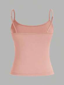 Set de 3 camisetas de tirantes ajustadas informales para mujer, adecuadas para el verano - Multicolor 9 - Ver 9