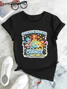 Women T-Shirts - Black - View 2