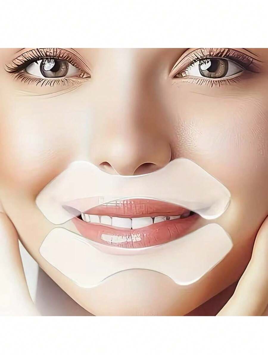 Miếng dán phục hồi ban đêm, được thiết kế đặc biệt để làm mờ nếp nhăn môi, thích hợp cho chăm sóc da mặt. - Nhiều màu - Xem 1