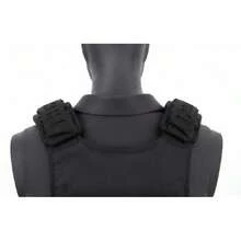 Tactical Shoulder Pads, Laser Cut MOLLE Vest Shoulder Strap Pads, Breathable Soft Nylon Shoulder Protection Pads With Pressure Relief Design, Removable Comfortable Shoulder Pads Suitable For FCPC JPC Vest, Backpack, Hunting, Shooting, Hiking, Outdoor Activities, Available In Black/Khaki/Olive Drab - Multicolor - View 4
