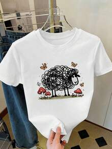 Women T-Shirts - White - View 2