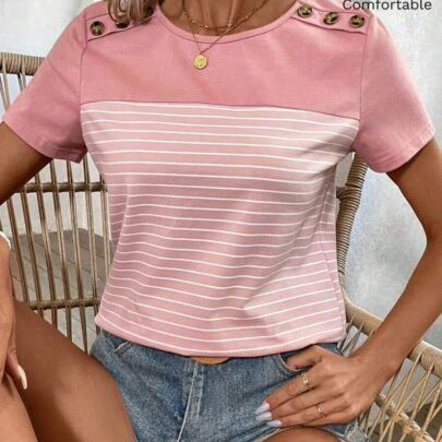 Women Blouses & Shirts - Pink - View 1