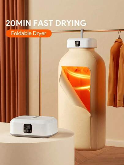 Portable Clothes Dryer With Timer Function, Suitable For Small Living Spaces: Apartments, Dorms, RVs, Great Christmas And Halloween Gift, Compact Dryer