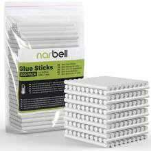 Mini Hot Melt Glue Sticks 200pcs (Large Capacity Packaging) Length 4", Diameter 0.27"--Suitable For Most Hot Melt Glue Guns Mini High Strength Transparent Adhesive For Crafts, Handmade Designs - 200pcs - View 1