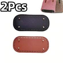 1 pieza/2/3Pcs Fondo de bolso de cuero PU, fondo de bolso precortado adecuado para la fabricación de bolsos DIY, adecuado para la fabricación de bolsos de mujer y la fabricación de carteras DIY - Multicolor - Ver 22