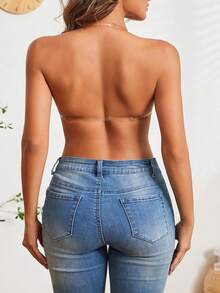 New Strapless Seamless Push-Up Bra, Adjustable Strap, Invisible Bra For Wedding Dress, Suitable For Strapless Tops And Backless Dresses - Multicolor - View 4