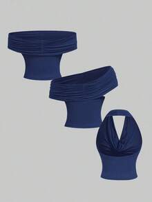 Camiseta de mujer versátil y ajustada - Multicolor 2 - Ver 6