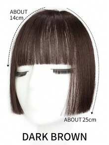 Bangs Synthetic Straight Natural Fringe Princess Cut Bangs Clip In Hair Extensions Women Hair Bangs Fake Fringe Hair - Multicolor - View 8