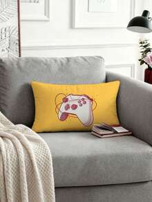 2pcs Retro Gaming Console Pattern Velvet Soft Decorative Pillow Covers, Digital Printing, Home Decor Cushion Covers For Sofa, Living Room, Bedroom, Without Pillow Insert - Multicolor - View 5