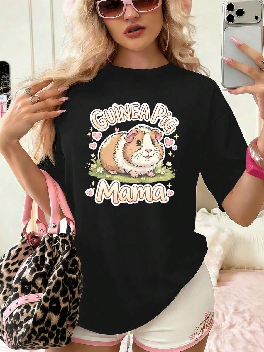 Women T-Shirts - Black - View 1