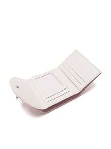 FOREVER FOR YOU 2026 Spring Korean Ins Style Bow Decor Small Wallet, Unique Design Coin Purse For Women - Pink - View 6