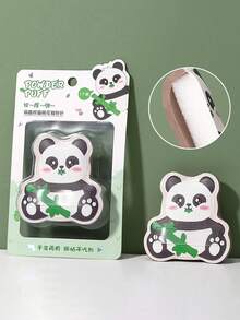 1 bông mút trang điểm hình gấu trúc dễ thương, kèm ruy băng trong suốt, dùng được cả khi ướt và khô. - Nhiều màu - Xem 12