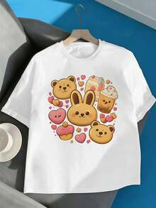 Women T-Shirts - White - View 2