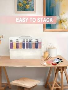 1 Set Multi-Functional Storage Box (6 Small Boxes + 1 Large Box), Tool & Parts Organizer Box, Transparent Portable Compartment Storage Box For Screws, Tape Measures, Toys, Small Items, Home Hardware Screwdriver Tool Organizer, Toy Storage Box, Portable Partitioned Organizer Box - View 10