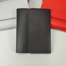 Pointer jumping Minimalist Short Women's Wallet, Student Multi-Function Card Holder Coin Purse, 70% Discount, Ultra-Thin Glossy Wallet - Multicolor - View 5