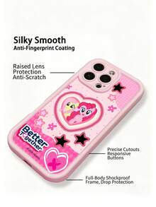 Hasbro MY LITTLE PONY 1个官方卡通少女手机壳，适用于三星 Galaxy S23、Galaxy S24、Galaxy S25、苹果 iPhone 17、17 Air、17 Pro、17 Pro Max、11、12、13、14、15、16 Pro、16 Pro Max、14 Plus、15 Plus、16 Plus、15 Pro Max、16 Pro、16 Pro Max、XR、XS Max、X - 粉色 - 查看 6