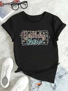 Women T-Shirts - Black - View 2