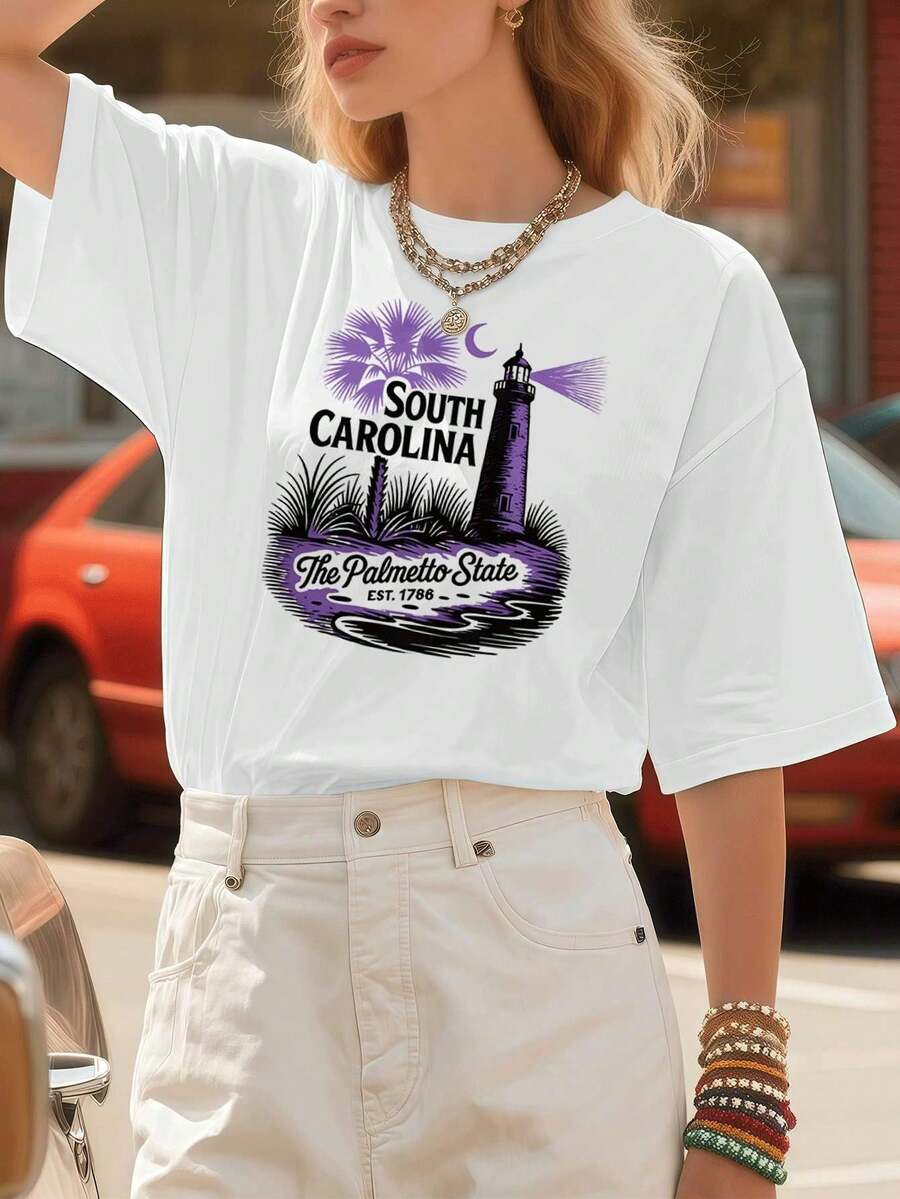 Women T-Shirts - White - View 1