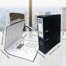 1个3英寸A4/FC活页夹，双环活页夹，带标签夹和指孔，大容量文件整理器，适用于学校和商务场合 - 單件 - 查看 3