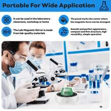 Magnetic Stirrer Mini Lab Stir Mixer Portable Stirrer Plate For Laboratory - Multicolor - View 7