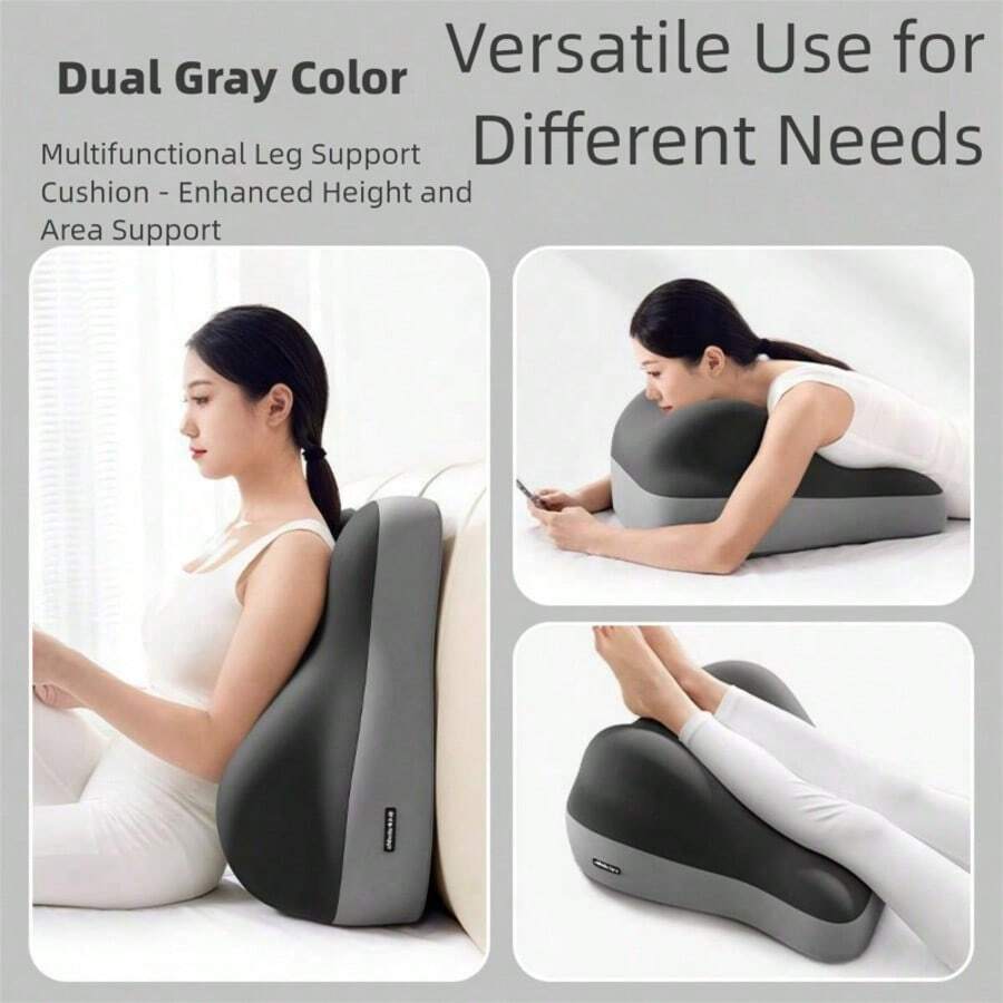 Multifunctional Wedge Pillow, Back Support, Multifunction Memory Foam Positioning Pad, Suitable For Bedroom, Living Room Sofa, Seat, Office, Car And Other Places - Car Seat Lumbar Cushion - one-size - View 1
