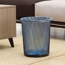 Black/Silver Wrought Iron Mesh Trash Can, Round Metal Mesh Bin, Open Office Wastebasket, Room Trash Can, Bathroom Trash Can, Lidless Waste Paper Basket, Office Trash Can. Sturdy structure, not easy to deform, space-saving, can be easiy placed not easy to deform, space-saving, can be easily placed not easyd s. bedrooms with moderate size. - 彩色 - 查看 7
