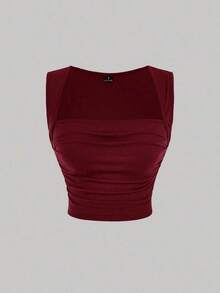 Top tank unicolor fruncido - Multicolor 6 - Ver 8