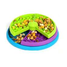Slow Feeder Dog/Cat Bowl 3 Layers, Reduces Boredom And Anxiety, Food Puzzle Feeder, Non-Slip Interactive Puzzle Game For Small/Medium/Larger Dogs - 500ml - View 1