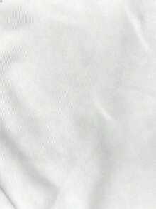 Diseño de capa de gasa blanca romántica y elegante de primavera/verano, vestido maxi de ajuste ceñido tipo sirena con escote fruncido de punto, cierre con botón en la espalda - Blanco - Ver 6