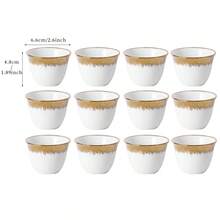 1pc, 6pcs, 8pcs, 12pcs Ceramic Cups For Kitchen, Dining Room, Living Room, Gifts, Coffee Cups, Tea Cups, Suitable For Tea, Coffee, Milk, Fruit Juice, Weddings, Banquets, Gifting, Birthdays - Multicolor - View 5