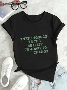 Women T-Shirts - Black - View 2