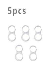 6 miếng chặn cửa bằng silicon - Miếng bảo vệ tường bằng cao su giảm chấn, miếng đệm tay nắm cửa êm ái, thích hợp cho gia đình và văn phòng. - Nhiều màu - Xem 10