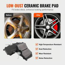 Juegos de herramientas automotrices - Disco trasero de 232 mm - Ver 3